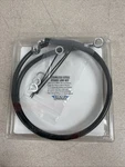 Drag Specialties +2" Brake Line Front Black Vinyl 1741-2551 For Harley. Fixed Price $29.99.