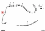 New Bmw Left Hand Brake Pipe Line R60 R75 R80 R90 R100 7/S/T/RS/RT 34321232405. Fixed Price $51.65.