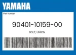 Yamaha Genuine Bolt, Union 90401-10159-00. Fixed Price $11.06.
