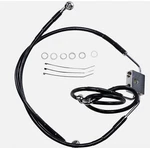 Drag Specialties 1741-3828 Extended Length Black Vinyl Brake Line Kit. Fixed Price $99.99.