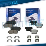 Front And Rear Brake Pads W/ Hardware For Chrysler 300 Dodge Charger Challenger. Fixed Price $59.25.