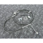 Drag Specialties Rear +3 Extended Brake Line Kit W/o Abs 621225-3BLK. Fixed Price $140.71.