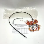 Nos Genuine Harley Diamond Black Upper Brake Line 40" Long 35 Deg Banjo 38143-10. Fixed Price $45.00.