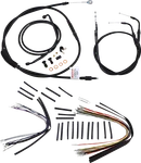 Burly Brand Complete Black Vinyl Handlebar Cable Kit Ape Hangers 14 Inch. Fixed Price $243.89.