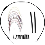 Burly Brand Complete Black Vinyl Handlebar Cable/brake Line Kit For 13" B30-1048. Fixed Price $140.21.