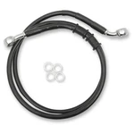 Drag Specialties Front Extended Black Vinyl Brake Line W/o Abs +10-1741-5395. Fixed Price $75.43.