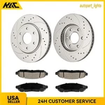 Drilled Rotors Brake Pads For Nissan Frontier Suzuki Equator 2005-17 18 19. Fixed Price $75.99.