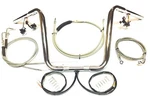 14 1.25 Ape Hanger Chrome Handlebar Kit Switches 00-06 Harley Softail Deuce. Fixed Price $439.00.