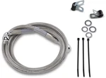Drag Specialties Brake Line Front +4" Stainless Steel Chrome Fittings 1741-2676. Fixed Price $65.99.