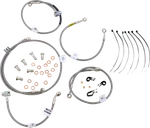 Galfer Front Stainlesss Steel Brake Kits Lines FK003D641-2. Fixed Price $103.50.