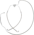 Drag Specialties Brake Line Front Lower/mid S/s Braided Chrome Harley 1741-2938. Fixed Price $101.99.