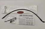 Genuine Harley Davidson Upper 35DEG Diamond Black Brake Line Kit 24.5IN 41800436. Fixed Price $46.61.
