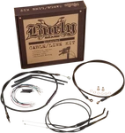 Burly Black Vinyl Cable / Line Kits 16" Apes Abs B30-1123 12-17 Harley Dyna. Fixed Price $323.31.