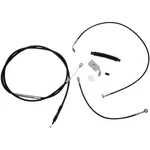 Black Vinyl Braided Handlebar Cable/brake Line Kit For 12" 14" LA-8152KT-13B. Fixed Price $269.58.