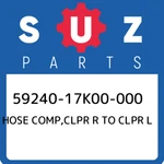 59240-17K00-000 Suzuki Hose Comp,clpr To 5924017K00000, New Genuine Oem. Fixed Price $75.17.