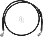 Drag Specialties Extended Stainless Steel Front Brake Line Kit 44-1/2" Black .... Fixed Price $81.99.