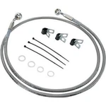 Drag Specialties Extended Length Stainless Steel Front Brake Line Kit +4". Fixed Price $58.75.