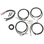 Choppers 0610-1950 LA-8054KT2-19B Complete Black Vinyl Braided Handlebar. Fixed Price $412.99.