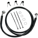 Drag Specialties 1741-2542 Extended Length Black Vinyl Brake Line Kit. Fixed Price $66.10.