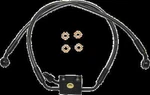 Magnum Designer Braided Front Brake Line Kit Lower Black Abs Roadster 1200 16-20. Fixed Price $330.80.