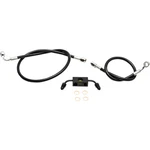 Choppers 1741-4647 LA-8321B08B Black Braided Brake Line Kit Mini Ape. Fixed Price $137.49.