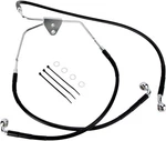 Drag Specialties Front Lower Dual Disc Black Vinyl Stainless Steel Brake Line.... Fixed Price $106.03.