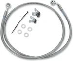 Drag Specialties Brake Line Front +6" Stainless Steel Chrome Fittings 1741-2656. Fixed Price $65.99.