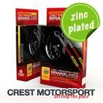 Honda Civic Ec/ed/ee/ef Incl. Crx Rear Discs 88-91 Goodridge Brake Hoses (zinc). Fixed Price $128.38.