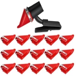 Lxuejie 15 Pcs Stainless Steel Length 2CM/0.79INCH, Width 1.6CM/0.63INCH, Red. Fixed Price $13.99.