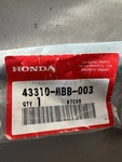 1998 Honda Super Hawk 1000 Oem Rear Brake Line Hose. Fixed Price $37.49.