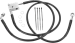Drag Specialties Brake Line Rear Black Braided W/chrome Steel Fittings 1741-2950. Fixed Price $92.99.