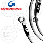 Goodridge Brake Line Kit Direct Stainless Steel For Kawasaki ZX-10R Ninja 2006. Fixed Price $122.59.