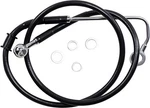 Drag Specialties Extended Stainless Steel Front Brake Line Kit - Black Vinyl Coa. Fixed Price $82.90.