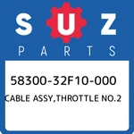 58300-32F10-000 Suzuki Cable Assy,throttle NO.2 5830032F10000, New Genuine Oem P. Fixed Price $103.99.
