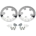 Harley Polished Front Brake 11.8 Enforcer Rotors Bolts 09-23 Touring Prodigy. Fixed Price $145.98.
