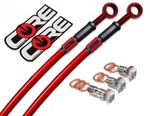 Kawasaki Z125 Pro Brake Lines 2016-2024 2025 2026 Front-rear Red Steel Braided. Fixed Price $148.00.