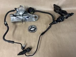 Oem Chrome Harley Sportster Complete Rear Brake Assembly, Mc, Caliper, 40968-05A. Fixed Price $245.00.