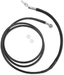 Drag Specialties Stainless Steel Hydraulic Clutch Lines +4" 74-1/8" Black 066.... Fixed Price $87.99.
