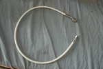 Genuine Harley Davidson Stainless Braided Brake Hose 28" Oal Straight / 35 Deg. Fixed Price $39.95.