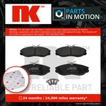 Brake Pads Set Fits Nissan Vanette Cargo Hc 2.0D Front 96 To 99 Nk 410600F025. Fixed Price $29.45.