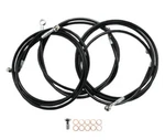 Choppers Brake Lines Black 12-14 14+ Fl Abs LA-8052B13B Drag D92023. Fixed Price $149.99.