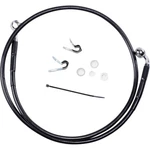 Drag Specialties +6" Brake Line Front Black Vinyl 04-10XL 660313-6BLK. Fixed Price $62.34.
