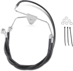 Drag Specialties Brake Line Front Black +4" Vinyl Braided Flh 96-07 1741-2516. Fixed Price $142.75.