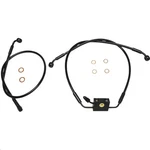 Magnum Black Coated Xr Stainless Front Brakeline Kit With Fittings - 22IN.. Fixed Price $282.56.