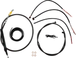 Choppers LA-8156KT2-19M Midnight Braided Handlebar Cable Brake Line Kit. Fixed Price $139.49.