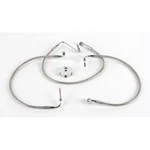 Drag Front Standard Length Clear-coated Braided Ss Brake Line Kit 1204-2742. Fixed Price $119.29.