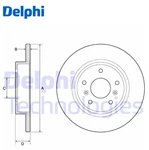 2X Delphi Nissan Qashqai Ll X-trail 2013 Onwards Rear Solid Brake Discs 290MM. Fixed Price $74.97.