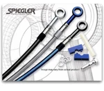 Spiegler Front+rear Stainless Brake Line Kit W/o Abs Bmw R850R #S-BM0148 +BM0045. Fixed Price $259.00.