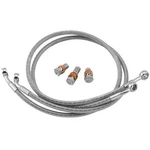 Goodridge Stainless Steel Braided Rear Brake Line Kit KW2876-1RC 710128. Fixed Price $40.91.