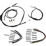 Burly Brand Black Vinyl Jail Cable Kit For 14" Handlebars B30-1148. Fixed Price $232.31.